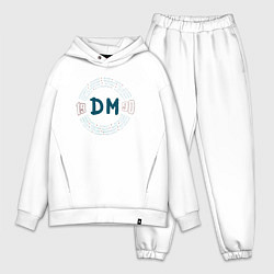 Мужской костюм оверсайз Depeche Mode - World Violation tour back, цвет: белый