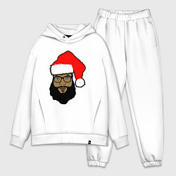 Мужской костюм оверсайз Black Santa