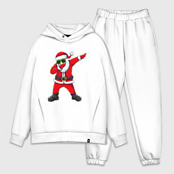 Мужской костюм оверсайз Дед мороз флексит, цвет: белый