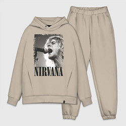 Мужской костюм оверсайз Кобейн поет