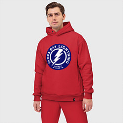 Мужской костюм оверсайз HC Tampa Bay Lightning, цвет: красный — фото 2