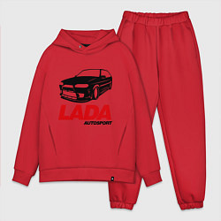 Мужской костюм оверсайз LADA Autosport, цвет: красный