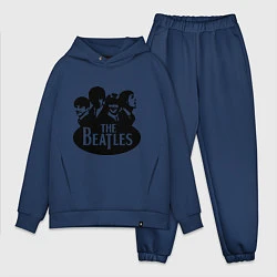 Мужской костюм оверсайз The Beatles Band, цвет: тёмно-синий