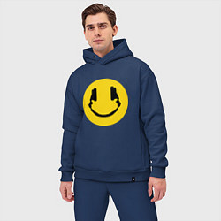 Мужской костюм оверсайз Smile Music, цвет: тёмно-синий — фото 2