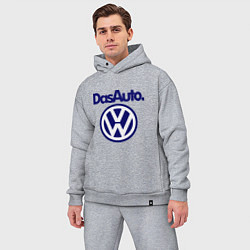 Мужской костюм оверсайз Volkswagen Das Auto, цвет: меланж — фото 2
