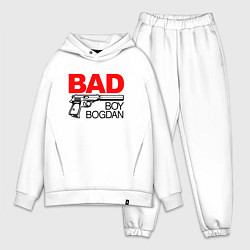 Мужской костюм оверсайз Bad boy Bogdan, цвет: белый
