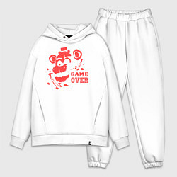 Мужской костюм оверсайз Freddy Game Over, цвет: белый