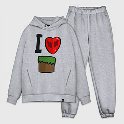 Мужской костюм оверсайз I love Dilleron