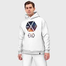 Мужской костюм оверсайз EXO, цвет: белый — фото 2