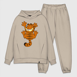 Мужской костюм оверсайз Кот Гарфилд