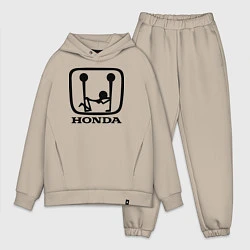 Мужской костюм оверсайз Honda Logo Sexy