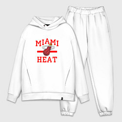 Мужской костюм оверсайз Miami Heat, цвет: белый