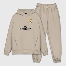 Мужской костюм оверсайз Real Madrid: Fly Emirates