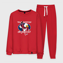 Костюм хлопковый мужской Washington Capitals Hockey, цвет: красный