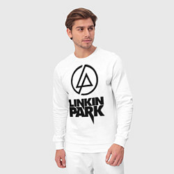 Костюм хлопковый мужской Linkin Park, цвет: белый — фото 2