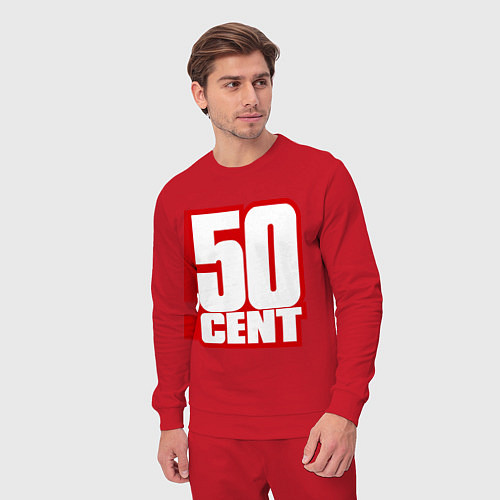 Мужской костюм 50 cent / Красный – фото 3