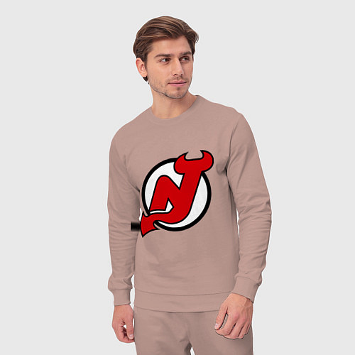Мужской костюм New Jersey Devils / Пыльно-розовый – фото 3