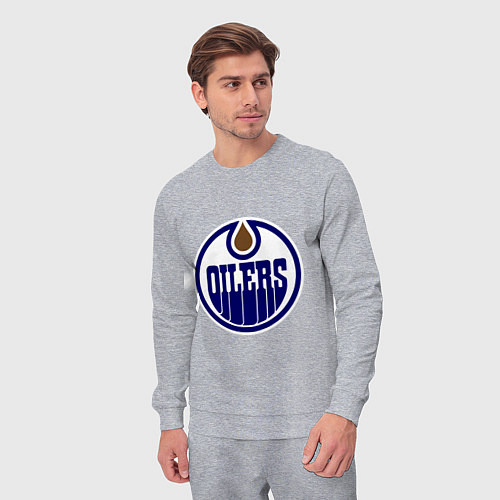 Мужской костюм Edmonton Oilers / Меланж – фото 3