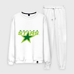 Костюм хлопковый мужской Dallas Stars, цвет: белый