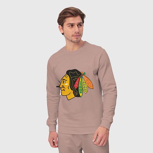 Мужской костюм Chicago Blackhawks / Пыльно-розовый – фото 3