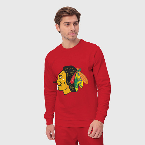 Мужской костюм Chicago Blackhawks / Красный – фото 3