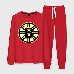 Костюм хлопковый мужской Boston Bruins, цвет: красный