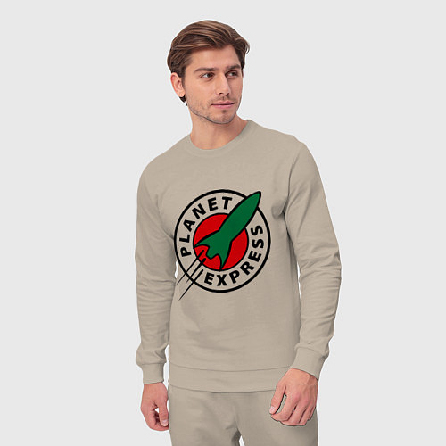 Мужской костюм Planet Express / Миндальный – фото 3