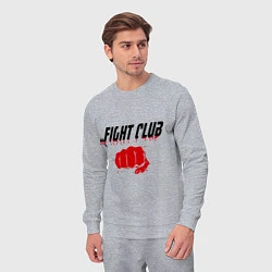 Костюм хлопковый мужской Fight Club, цвет: меланж — фото 2