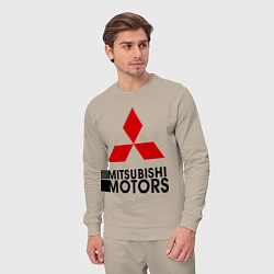 Костюм хлопковый мужской Mitsubishi, цвет: миндальный — фото 2