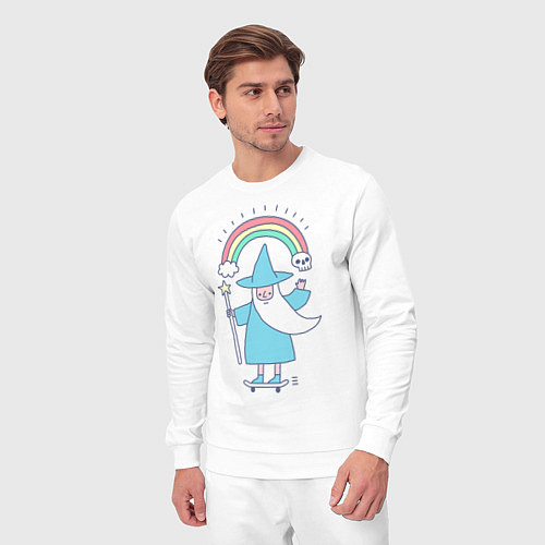 Мужской костюм Skate mage / Белый – фото 3