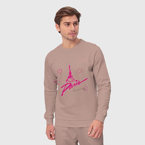 Мужской костюм Paris Luxury / Пыльно-розовый – фото 3