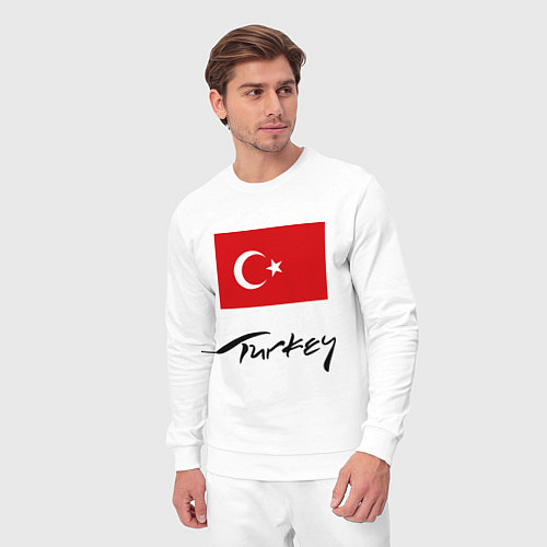 Мужской костюм Turkey / Белый – фото 3