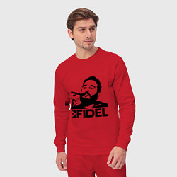 Костюм хлопковый мужской FIdel, цвет: красный — фото 2