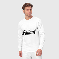 Костюм хлопковый мужской Fallout, цвет: белый — фото 2
