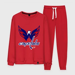 Костюм хлопковый мужской Washington Capitals: Ovechkin, цвет: красный