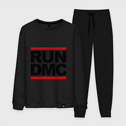 Костюм хлопковый мужской Run DMC, цвет: черный