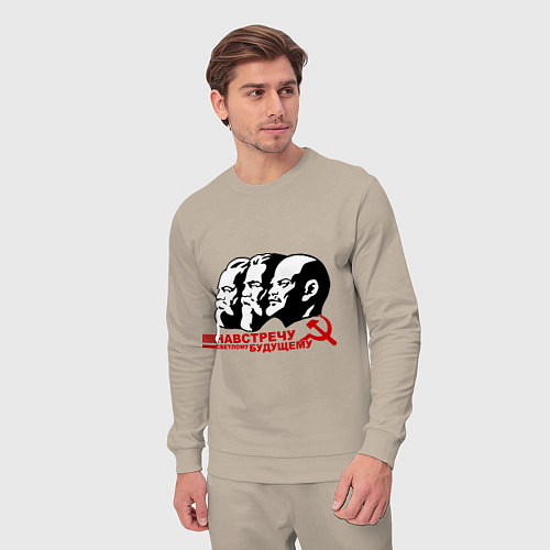 Мужской костюм Навстречу будущему СССР / Миндальный – фото 3