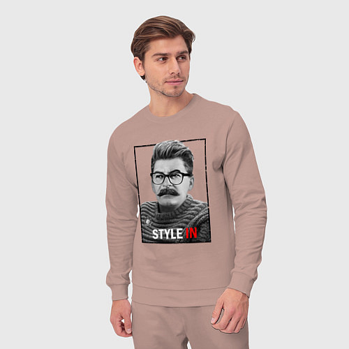 Мужской костюм Stalin: Style in / Пыльно-розовый – фото 3
