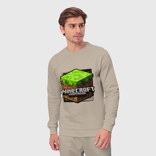 Мужской костюм Minecraft: Pocket Edition / Миндальный – фото 3