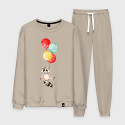 Мужской костюм Енот на шариках