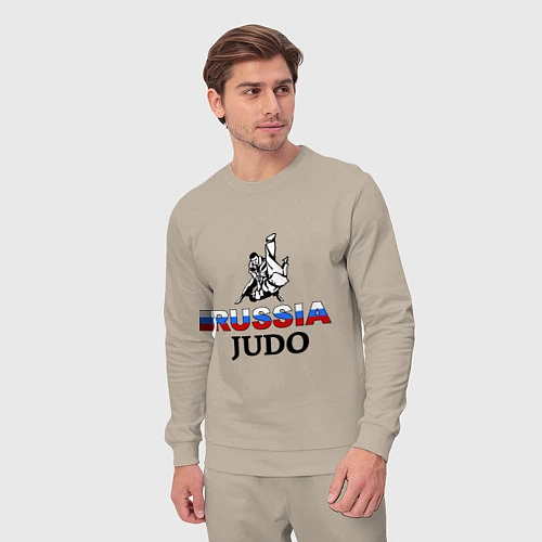 Мужской костюм Russia judo / Миндальный – фото 3