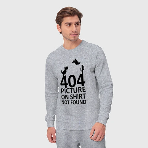 Мужской костюм 404 / Меланж – фото 3