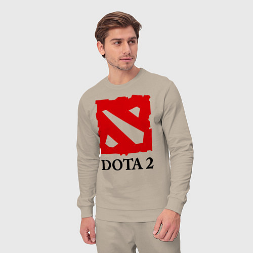 Мужской костюм Dota 2: Logo / Миндальный – фото 3