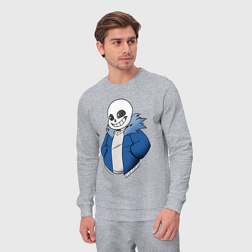 Мужской костюм Sans / Меланж – фото 3