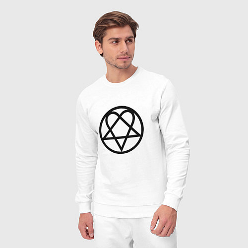 Мужской костюм HIM Symbol / Белый – фото 3