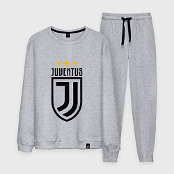 Костюм хлопковый мужской Juventus FC: 3 stars, цвет: меланж