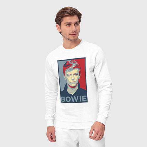 Мужской костюм Bowie Poster / Белый – фото 3