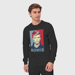 Костюм хлопковый мужской Bowie Poster, цвет: черный — фото 2