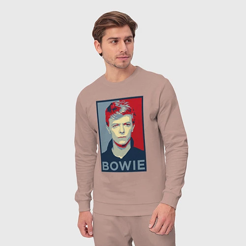 Мужской костюм Bowie Poster / Пыльно-розовый – фото 3