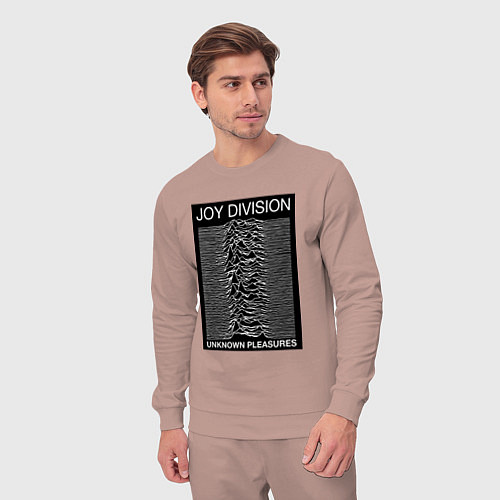 Мужской костюм Joy Division: Unknown Pleasures / Пыльно-розовый – фото 3